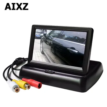 

AIXZ Car monitor TFT LCD Car Rear View Camera Parking Rearview System for Backup Camera Support VCD DVD Reverse image