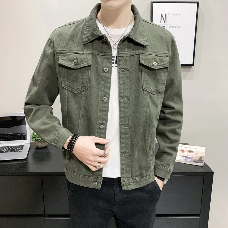 Spring Autumn New Men Denim Jackets 