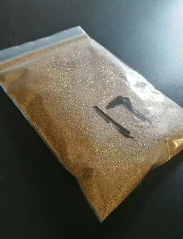 diamond gold-10g Голографический блеск, косметические блестки, шестигранные блестящие мелкие блестки, блеск для ногтей, 18 цветов блеск, 10 г сумки, с голографическим блеском - Цвет: diamond gold-10g