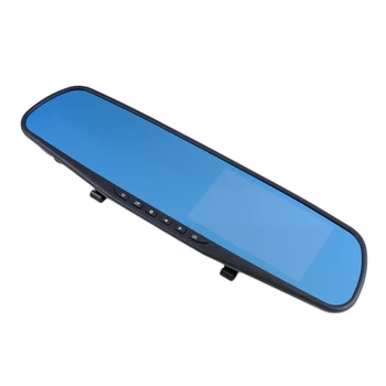 

Universal 4.3" 1080P DVR Single Len Rear View Mirror Dash Cam Recorder NT99141 30.3 x 8.2 cm Fit For All Vehicle Car