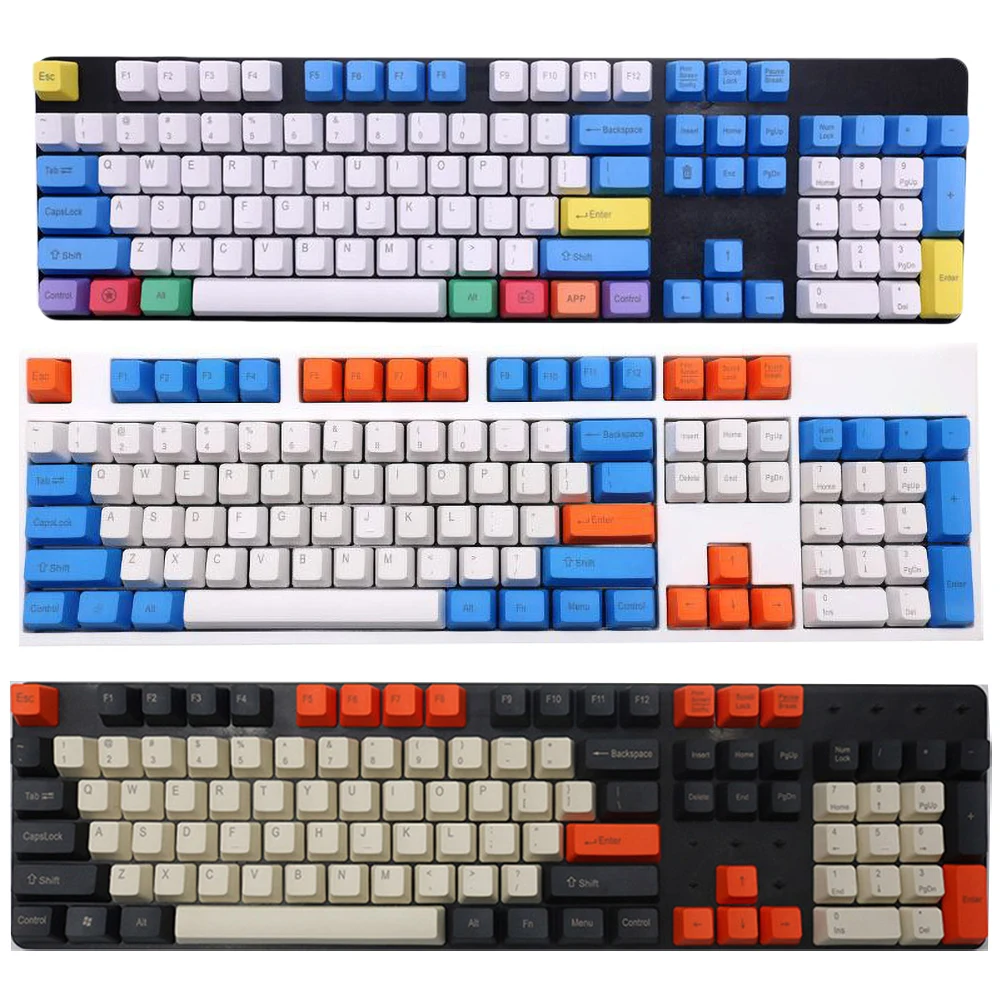 Keycaps Set Iso Español Teclas De Recambio - Oem Dye-sub Pbt