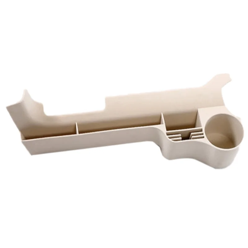 

Right Car Interior Cup Holder Storage Box for Toyota Land Cruiser 200 2016-2019(Beige)