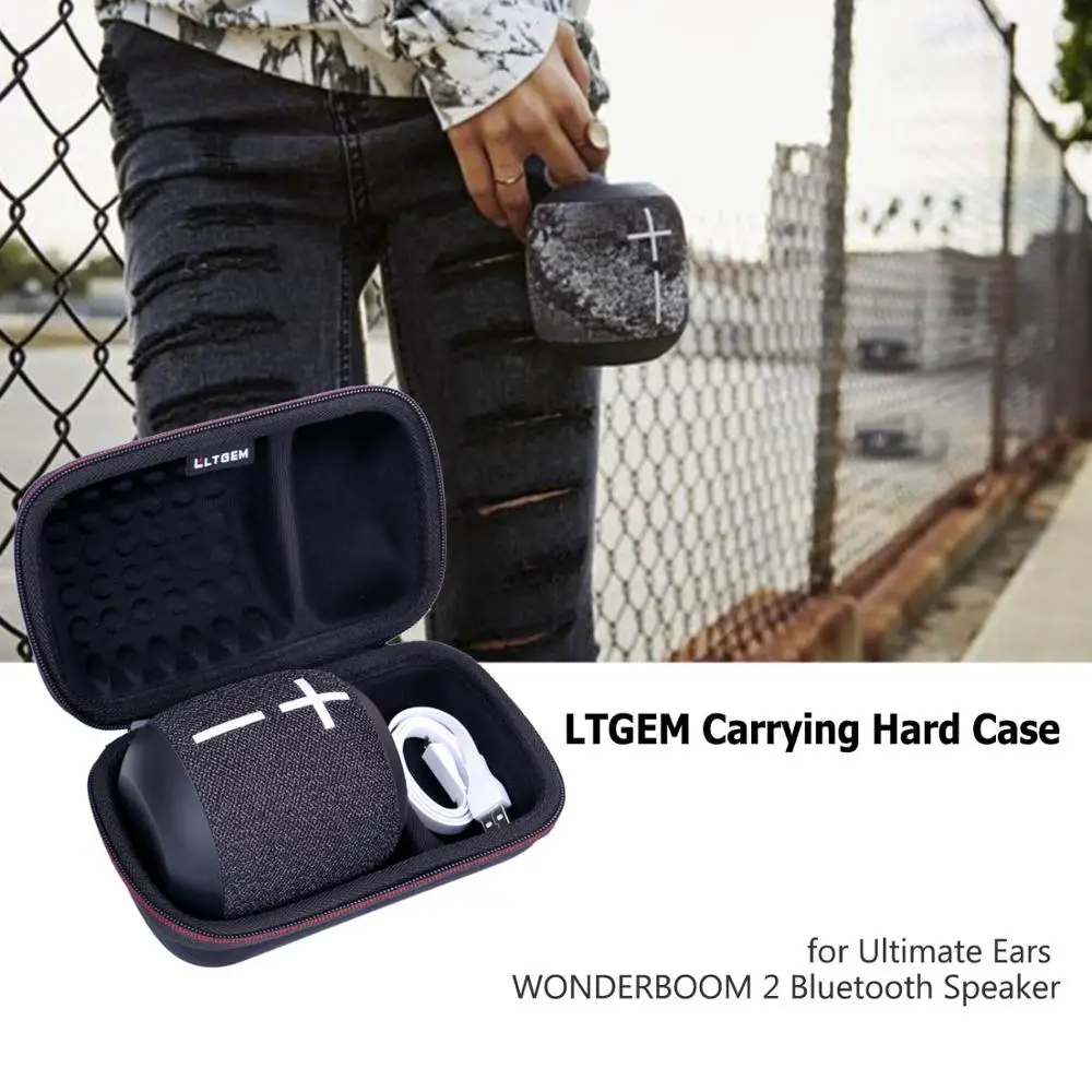 LTGEM Водонепроницаемый EVA Жесткий Чехол для UItimate Ears WONDERBOOM 2 Bluetooth динамик
