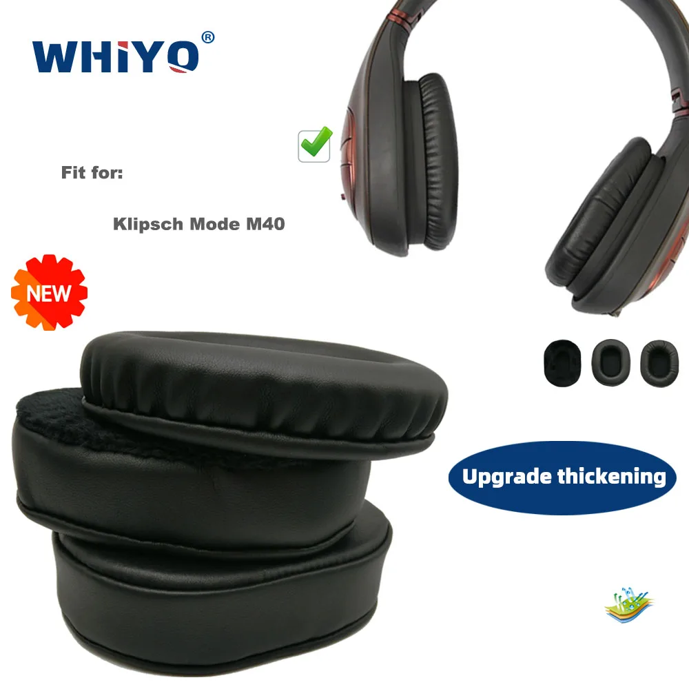 

Новые обновленные Сменные амбушюры для наушников Klipsch Mode M40, Кожаная подушка, бархатный чехол для наушников