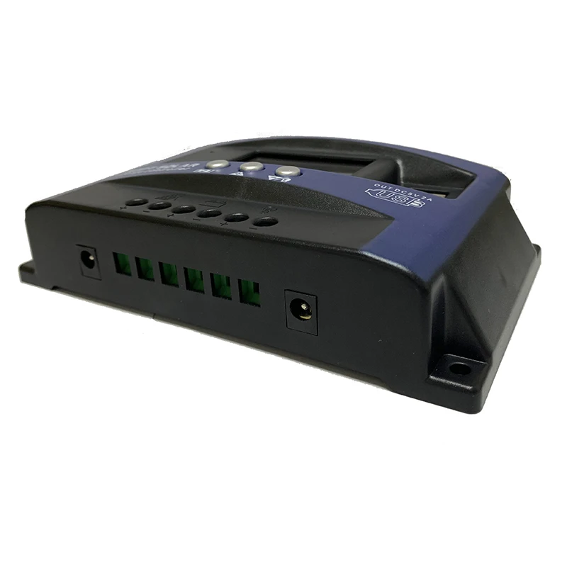 Солнечный MPPT 100A 60A 50A 40A 30A контроллер заряда двойной USB ЖК-дисплей 12 в 24 В Солнечная Панель зарядное устройство регулятор с нагрузкой