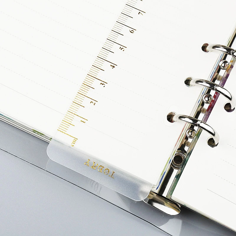 Линейка A4 B5 A5 A6 A7 gold PP Matt Frosted Planner Agenda Dokibook для 6 отверстий лист спираль органайзер