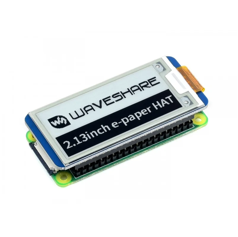 5 шт. 2,13 дюймов e-paper HAT 250x122 2,13 дюймов E-Ink дисплей для Raspberry Pi 3B/2B/Zero W SPI интерфейс Поддержка частичного обновления