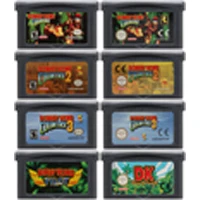 32 бит видеоигры картридж Консоли Карты для nintendo GBA Donke Kong страна английский язык издание