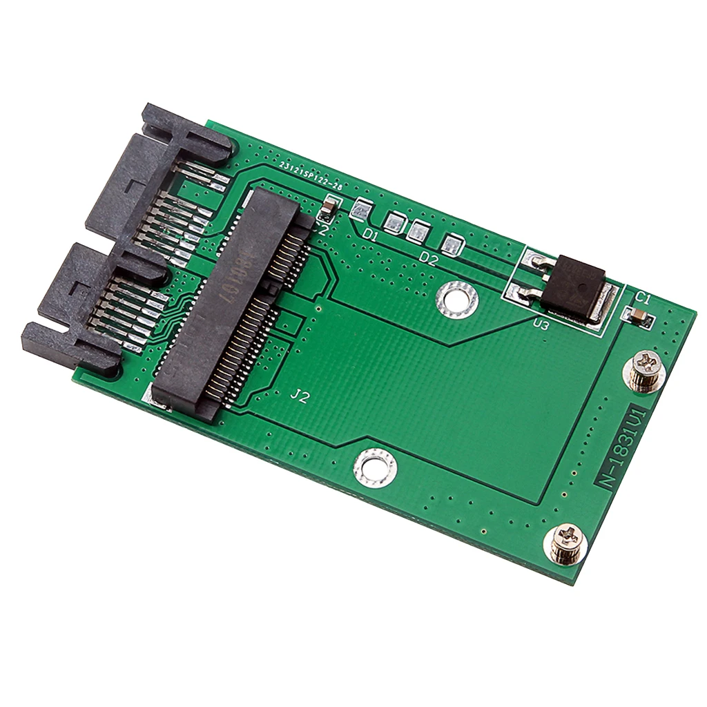 mSATA SSD to 1.8 Inches 16pin Micro SATA Adapter Card for Computers PC