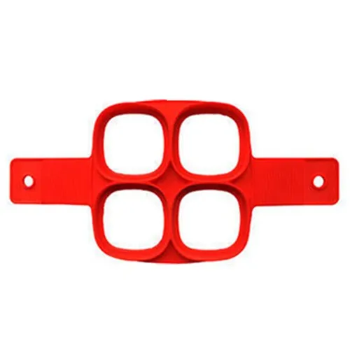 4 отверстия блинница антипригарный инструмент для приготовления яиц формы для кухни аксессуары для выпечки круглое сердце блинница для приготовления яиц сковорода флип - Цвет: 2
