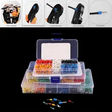 

400/2120PCS Boxed Tubular Crimp Terminal Electrical Wire Insulated Terminator Block Cord End Connector Crimping Terminals Kit
