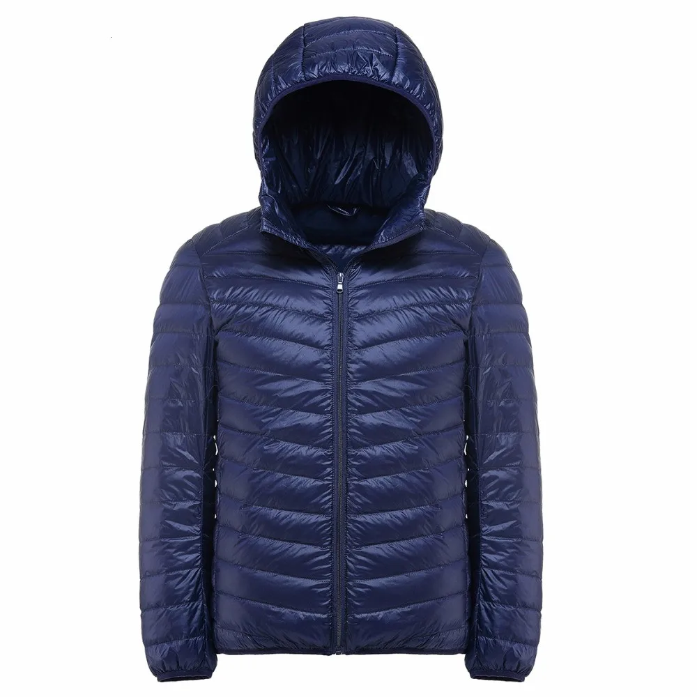 2019 New Casual Brand White Duck Down Jacket Men Autumn Winter Warm Coat Men's Ultralight Male Windproof Parka | Мужская одежда