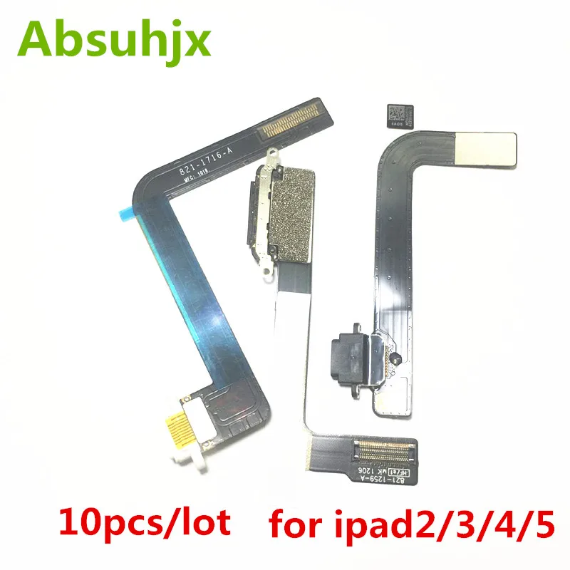 10 шт. гибкий кабель для зарядки Absuhjx для iPad 2 3 4 5 6 Air порт зарядки USB коннектор синхронизации ленточные запасные части