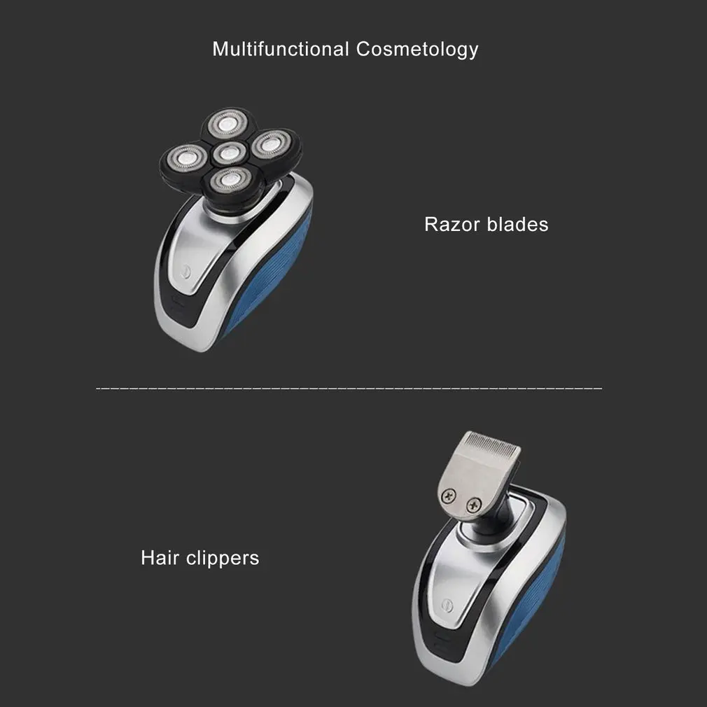 4 в 1 многофункциональная Функция электробритва для мужчин Машинка для удаления волос в носу Электрический фейдер машинка для стрижки в наборе лысый для наружных осветительных приборов