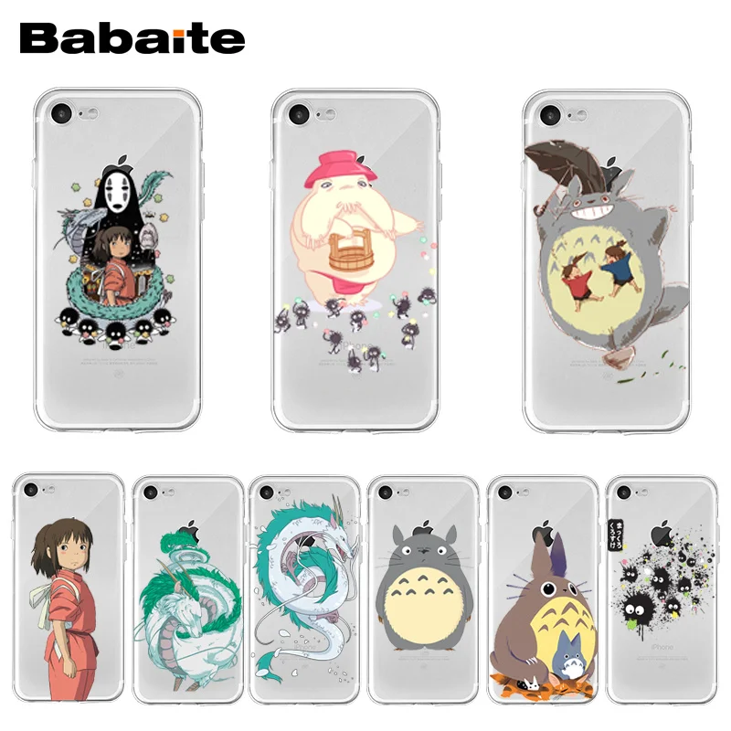 Studio Ghibli Spirited Away SOOT Soft Phone Case for iPhone 8 7 6 6S plus X xr Xs Max 5 5s 11 pro max Cover Conque Mobile | Мобильные
