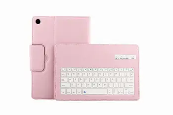 

Fashion Wireless Bluetooth Keyboard PU Leather Tablet Case for Huawei M5 Pro CMR-AL09/W09/W19 10.8 Inch Stand Cover Funda+gift