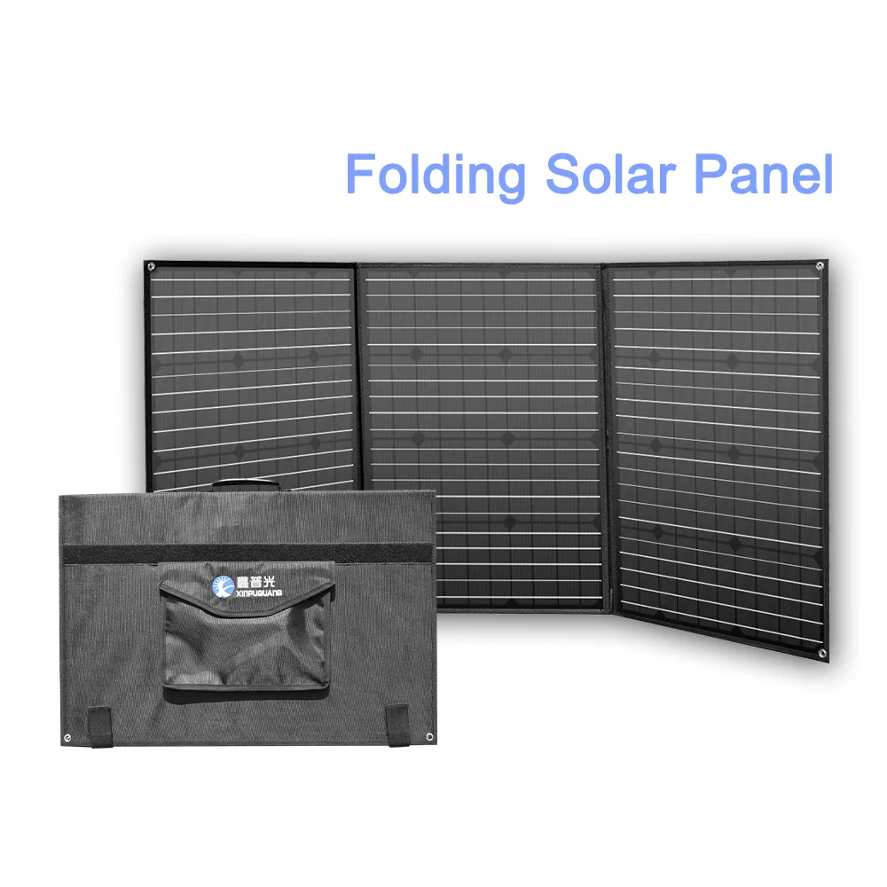 

Folding Solar Panel 150w 20v Foldable Solar Panels Kit for Camping Car Home Portable Solar System