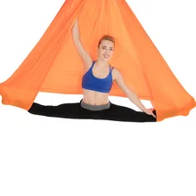 Aerial Yoga Hängematte Elastische Nylon Yoga Ausbildung Gürtel Anti-Gravity Yoga Schaukel für Körper Gebäude Pilates Workout Fitness 4*2,8 m
