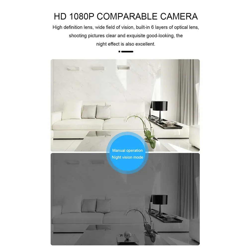 Мини ip-камера HD 1080P беспроводная Wifi камера наблюдения для безопасности Wi-Fi сеть