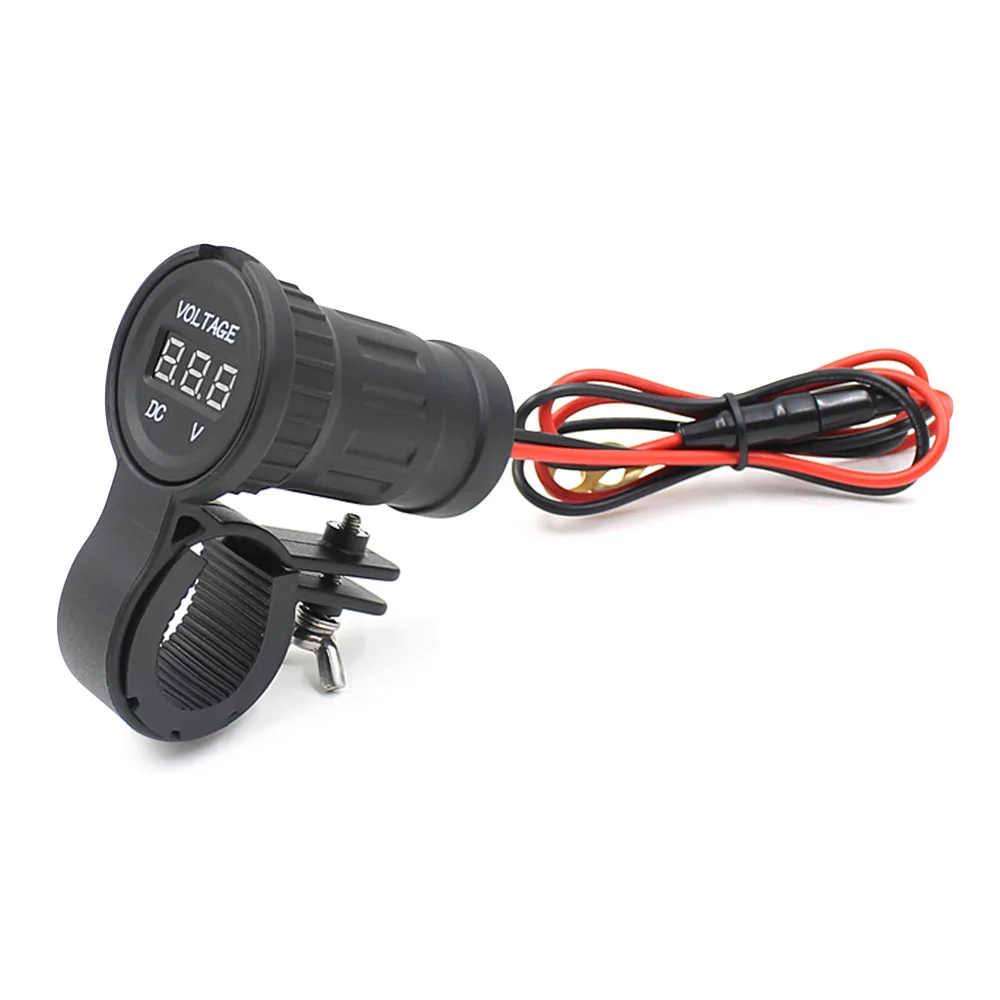 Двойная юсб зарядка с вольтметром на мото. Вольтметр цифровой 12 вольт влагозащищенный. Амперметр для мотоцикла на руль. Usb с вольтметром для мотоцикла. Цифровой вольтметр для мотоцикла.