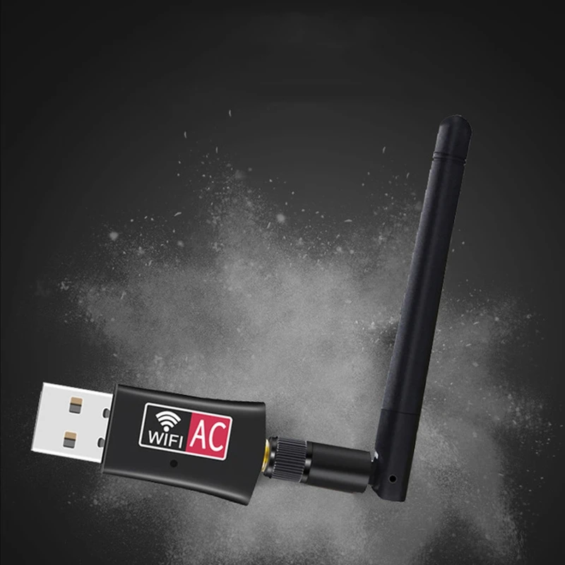 Беспроводной USB Wifi адаптер 600 Мбит/с двухдиапазонный 2,4/5 ГГц беспроводной Usb Wifi сетевой адаптер с антенной 802.11B/N/G/Ac