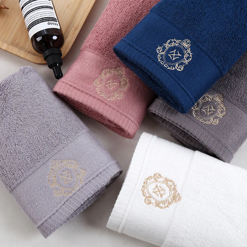 New Luxury Embroidery Adult Face Towels Bathroom 160x80cm Large Bath Cover Hotel For Home Blanket Decoration Terry Wedding Gift