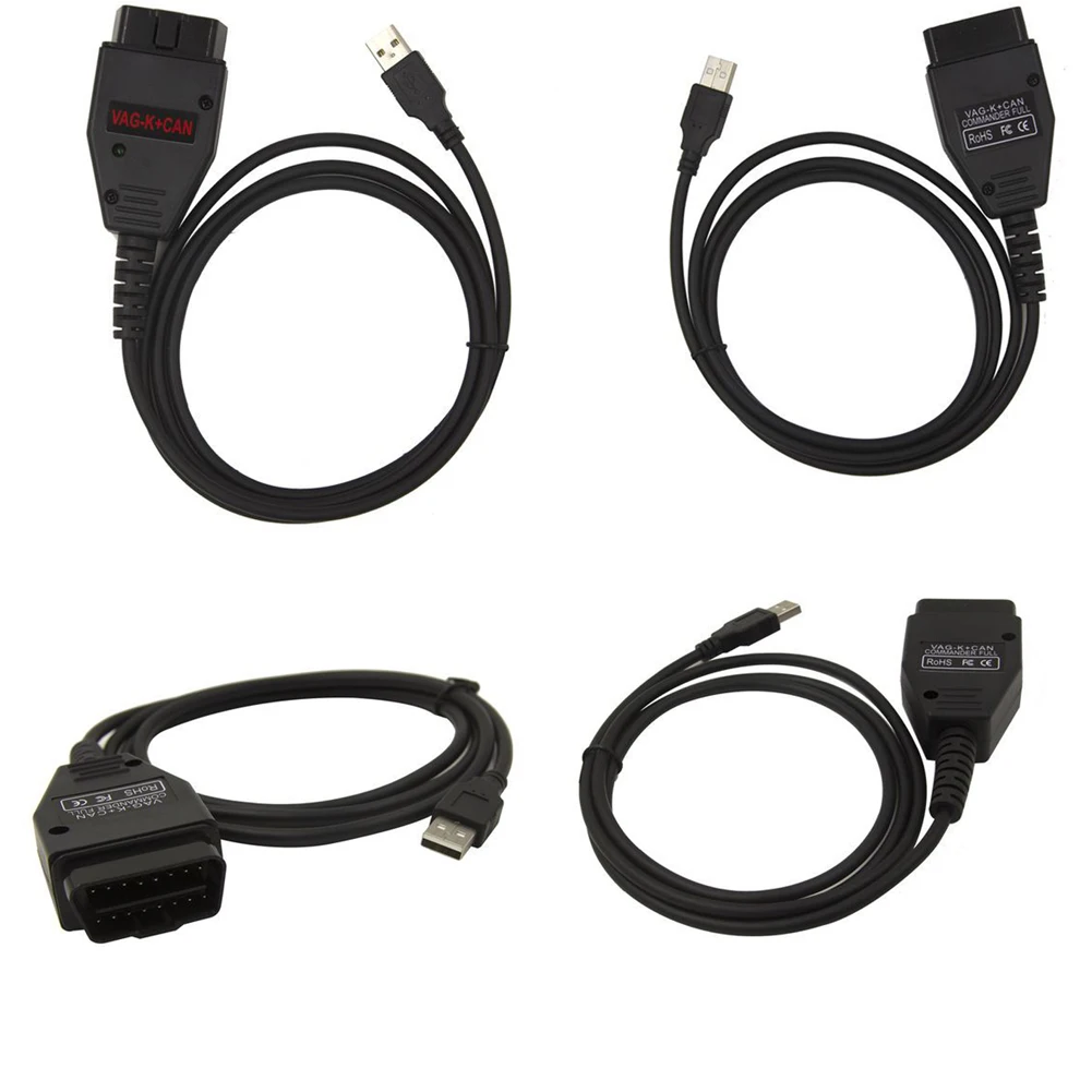 Vag com v 1,4 commander k+ can OBD 2 USB сканер работает на Windows по vag-com CAN K-line commander кабель 1,4