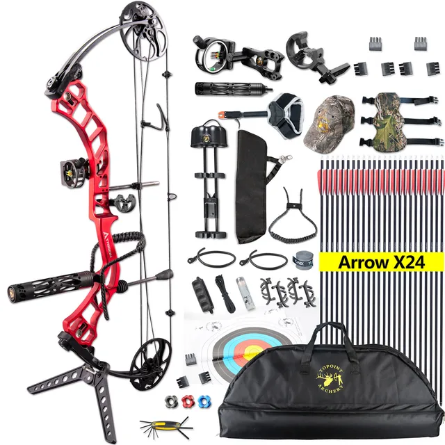  US $349.99 Trigon Archery Compound 70lbs 320fps with Arrows Stabilizer Sight Quiver Package