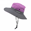 Sombrero de pesca con protección UV UPF 50 + para hombre y mujer, gorra de pescador con visera ancha, sombrero de senderismo para exteriores con correa de cadena ► Foto 2/6