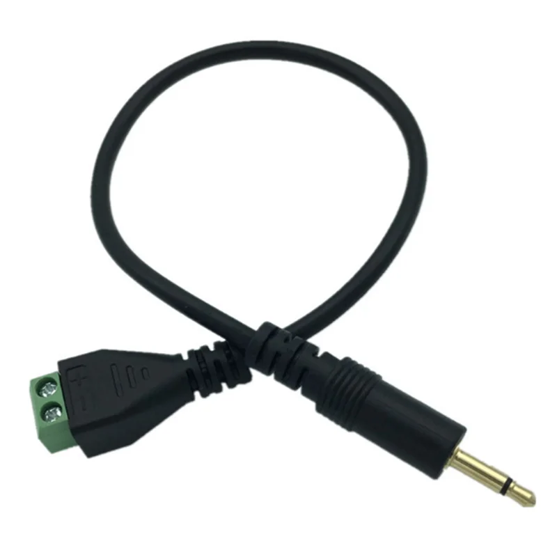 3.5mm Stereo Male to AV Screw Video Balun Terminal - 2/3/4-pole Options, 3.5 Audio Jack with 3-pin Male Terminal Block Plug Connector Description Image.This Product Can Be Found With The Tag Names Computer Cables Connecting, Computer Peripherals, PC Hardware Cables Adapters, Stereo