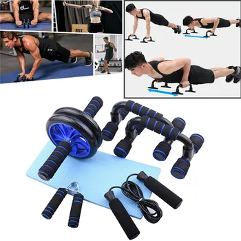 

Replacement Fitness set Pack Wheel AB Roller Push Up Bar Sport Workout