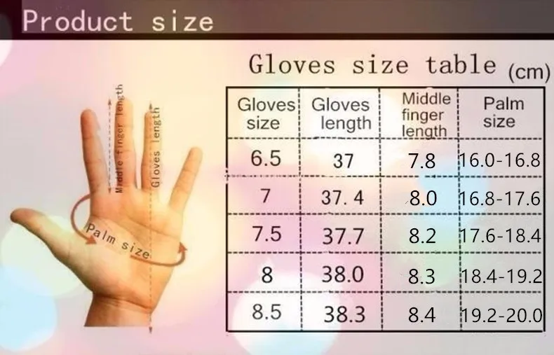 40厘米长羊皮手套UVXax_副本