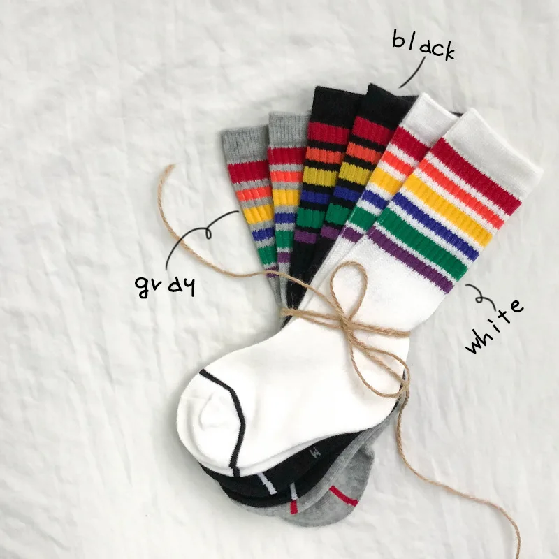 3 пар/лот, детские носки хлопковые носки в полоску для мальчиков и девочек, детские носки в стиле пэчворк в горошек для малышей, От 1 до 12 лет - Цвет: 55A