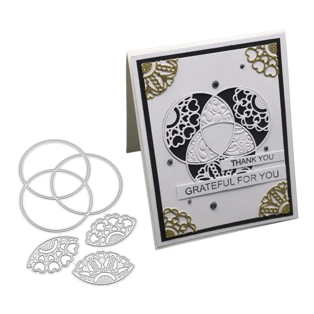  Cutting Dies Background / invitation lace / greeting card decoration greeting card decorationMetal  - 4.00007E+12