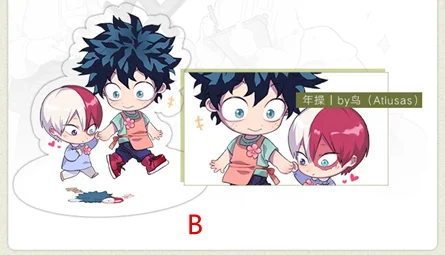 Черный Мой герой Академии Izuku Midoriya Katsuki Bakugo брелок 2-по бокам для телефона с бумажником и подставкой для мобильного ключ ремень в подарок для костюмированной вечеринки - Цвет: Черный