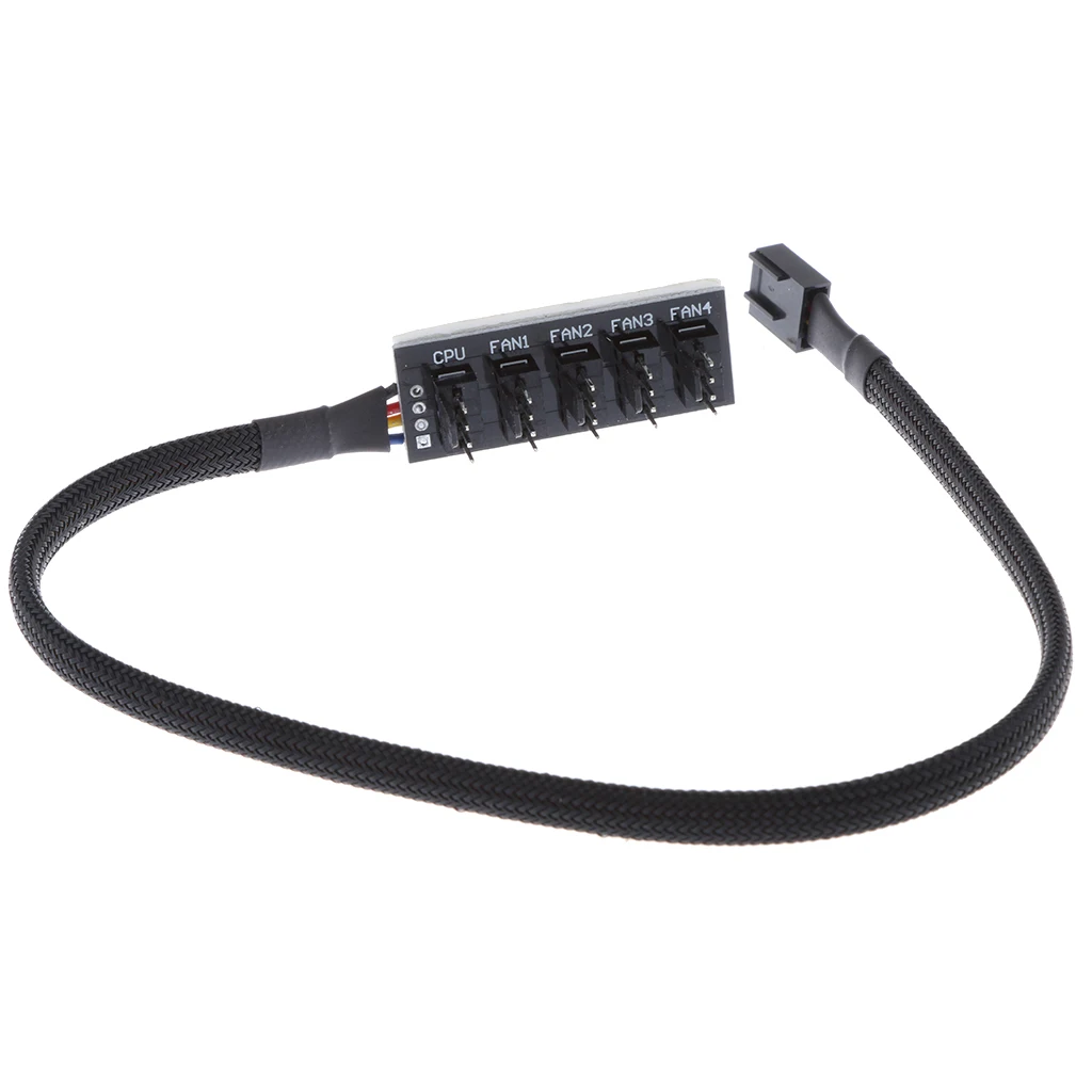 5Way 4Pin/3Pin ШИМ вентилятор концентратор 5x4Pin корпус водяного охлаждения