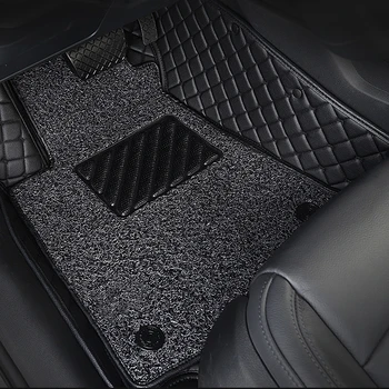 

custom double layer car floor mats for subaru forester XV BRZ outback Legacy Tribeca Impreza all models car mats 5 seat
