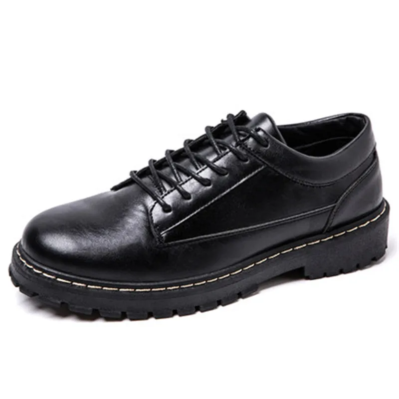

2019 new spring and autumn Martin boots men in the fashion trend casual wild high to help winter shoes men's boots