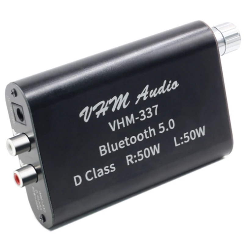 VHM337 50WX2 Mini Bluetooth 5 0 Wireless o Power Digital Amplifier Board Stereo Amp DC 9V 24V