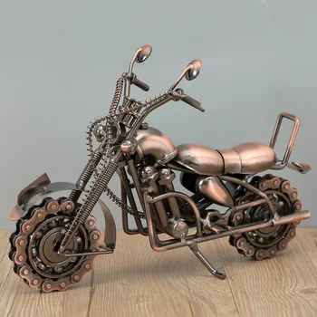 

Originality Nostalgia Motorcycle Heavy Locomotive Model Dining Room Desk Living Room Bedroom Decorative Display Creative Model