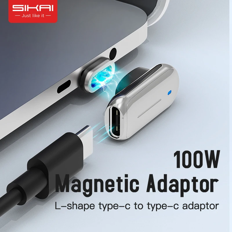 

Type-C Magnetic Adapter 100W PD USB-C 24Pins Fast Charging for iPad MacBook Pro Switch/Lenovo/Dell Notebook charge