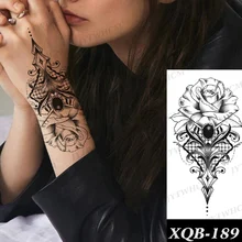  Black Large Size Arm Temporary Tattoo Stickers Black Snake for Woman  Men Body Waist Long Lasting  Waterproof Dark Snake Tattoos 
