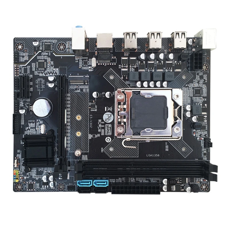 Материнская плата для компьютера X79 LGA 1356 ЦП DDR3 поддержка серверной памяти M.2