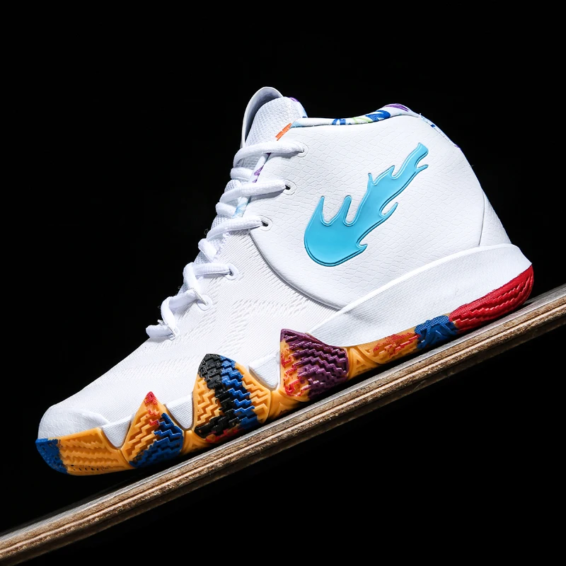 

Hot 2019 High Ankle Men Basketball shoes Youth New Design Trend Sports shoe Boys Casual Wild Popular Sneakers Breathable Damping