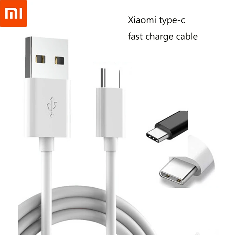 Оригинальный зарядный кабель Xiaomi redmi Note 8 Pro 7 зарядное устройство USB Type C 100 см