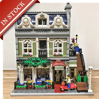 

Street View Parisian Restaurant 10243 15010 In Stock Building Blocks 2400+Pcs Creator Expert king 30007 99005 84010