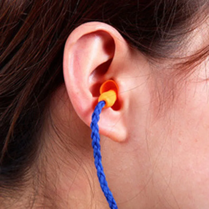 Ear Plugs Soft Silicone Corded Waterproof Earplugs Reusable Hearing Protect Safety Diving Water Sports Swimming | Спорт и