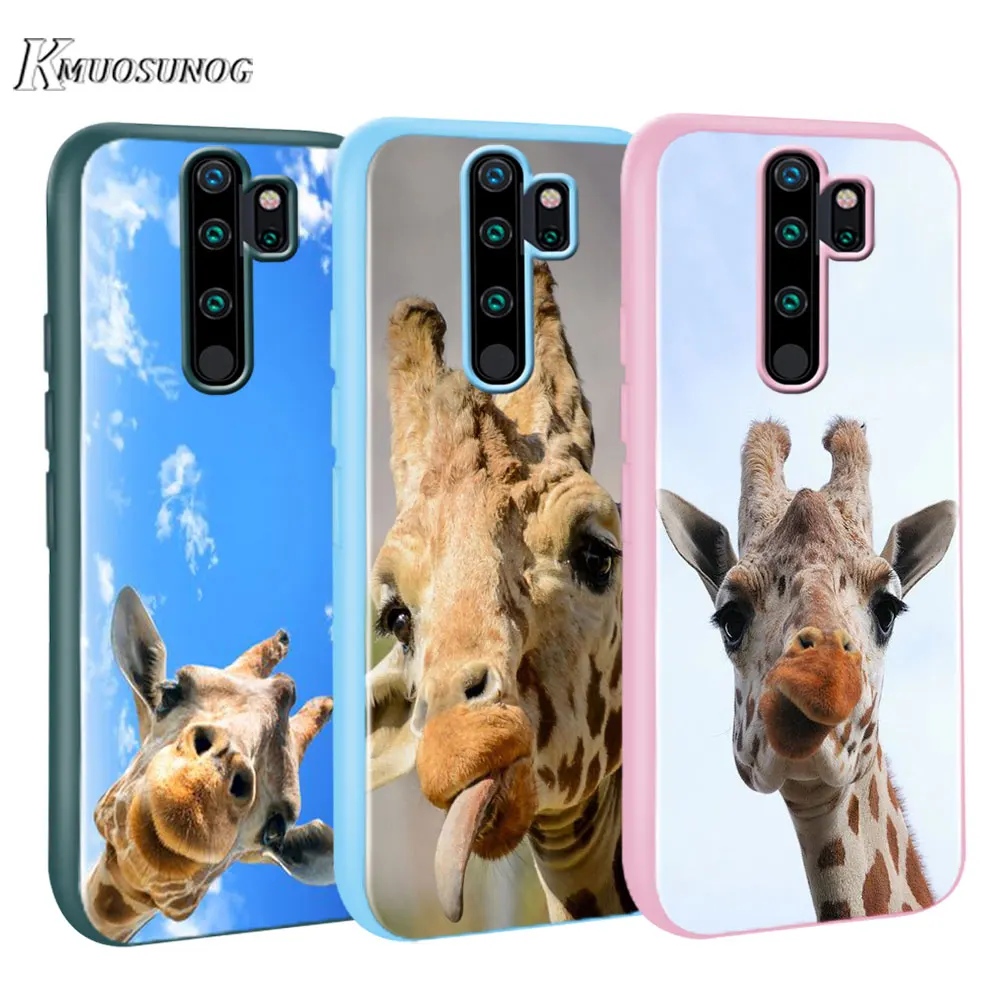 

for Xiaomi Redmi Note 8T 8 7 6 Pro Baseus Candy Color Cover Cute Animal giraffes for Redmi Note 5 Pro 5A 4 4X Case