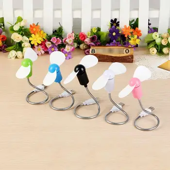 

Flexible Mini USB Cooling Fan Air Cooler For Laptop Desktop Computer Portable Fan Low Noise And Low Power Consumption Artic Air