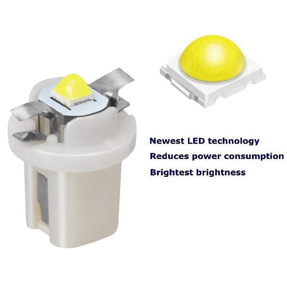 10pcs B8.5D LED  T5 8.5D B8.5   ũ Ĩ ڵ   ³ȭ ǥñ   ڵ Ǳ  12V